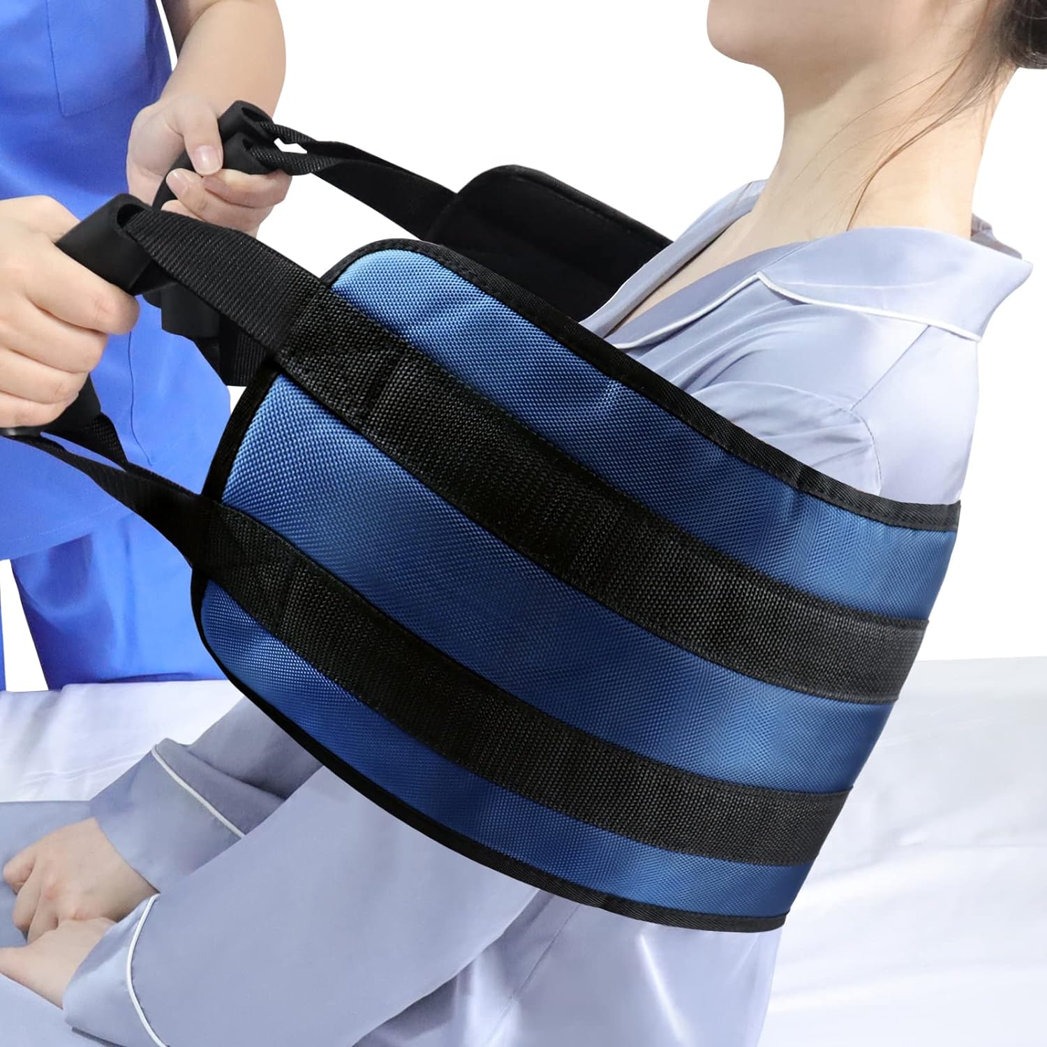 Padded Bed Transfer Nursing Sling for Patient, Elderly Safety Lifting Aids  - Helia Beer Co